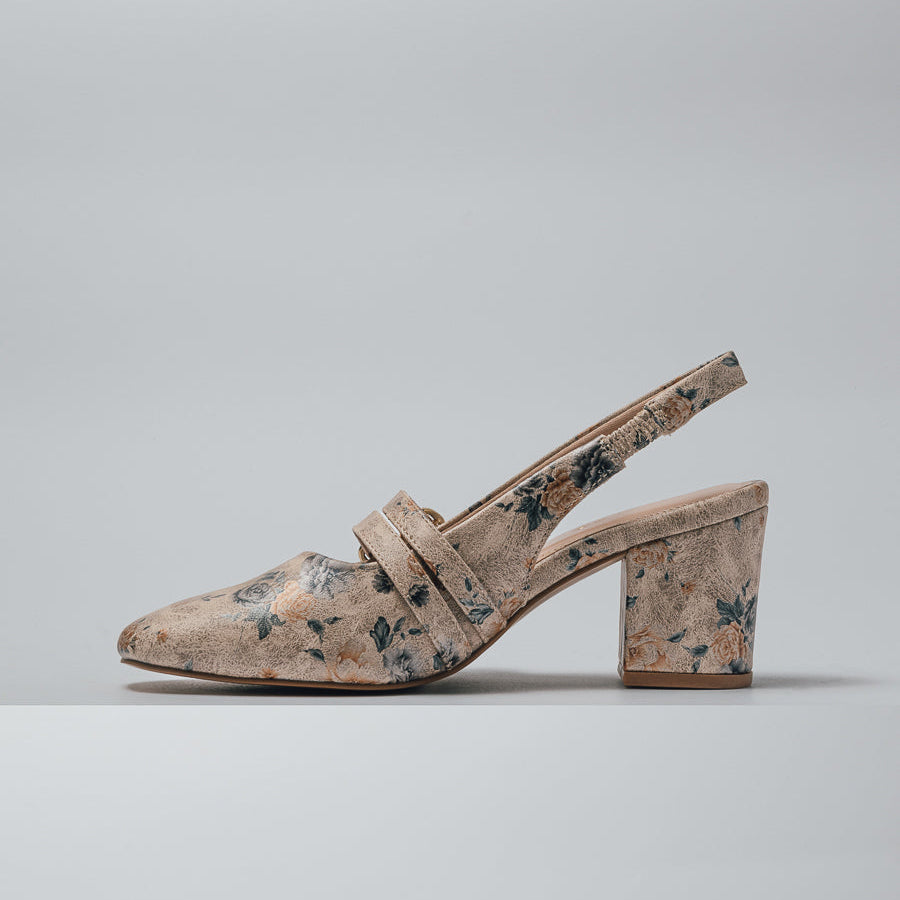 Image of Trixie-Beige Floral