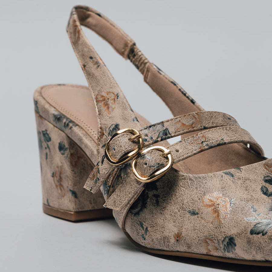 Image of Trixie-Beige Floral