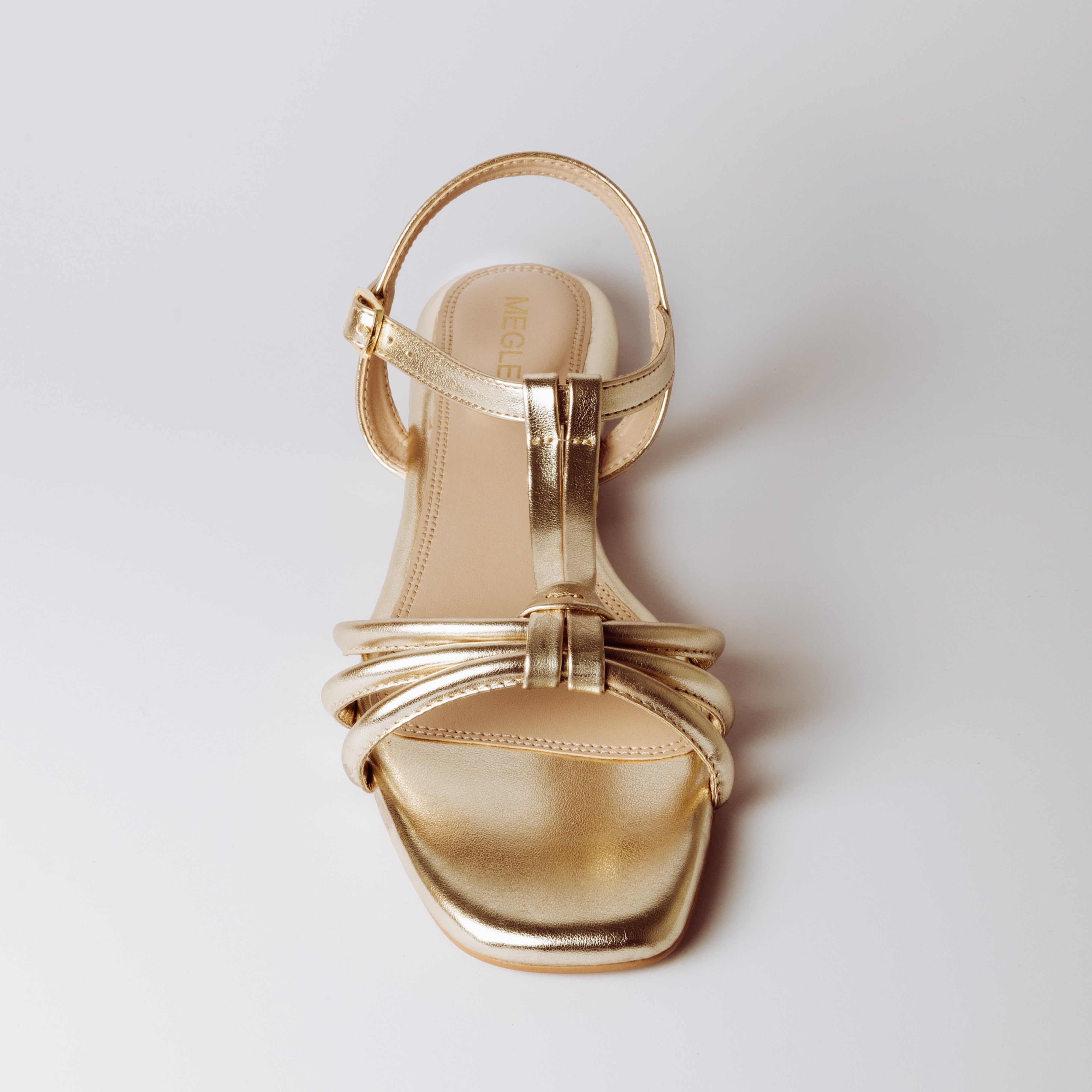 Image of Luna Loop Gold Vegan Sandals