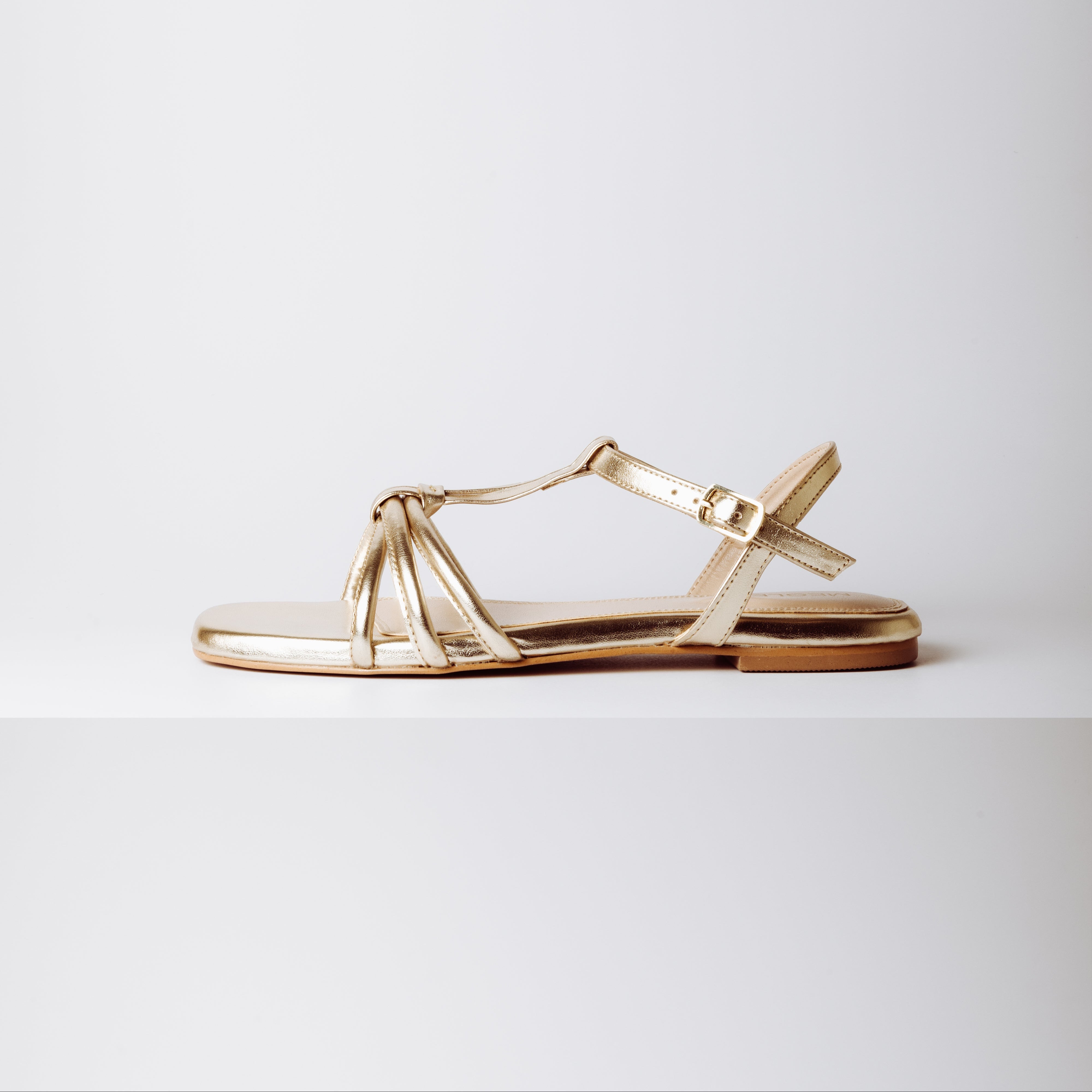 Image of Luna Loop Gold Vegan Sandals