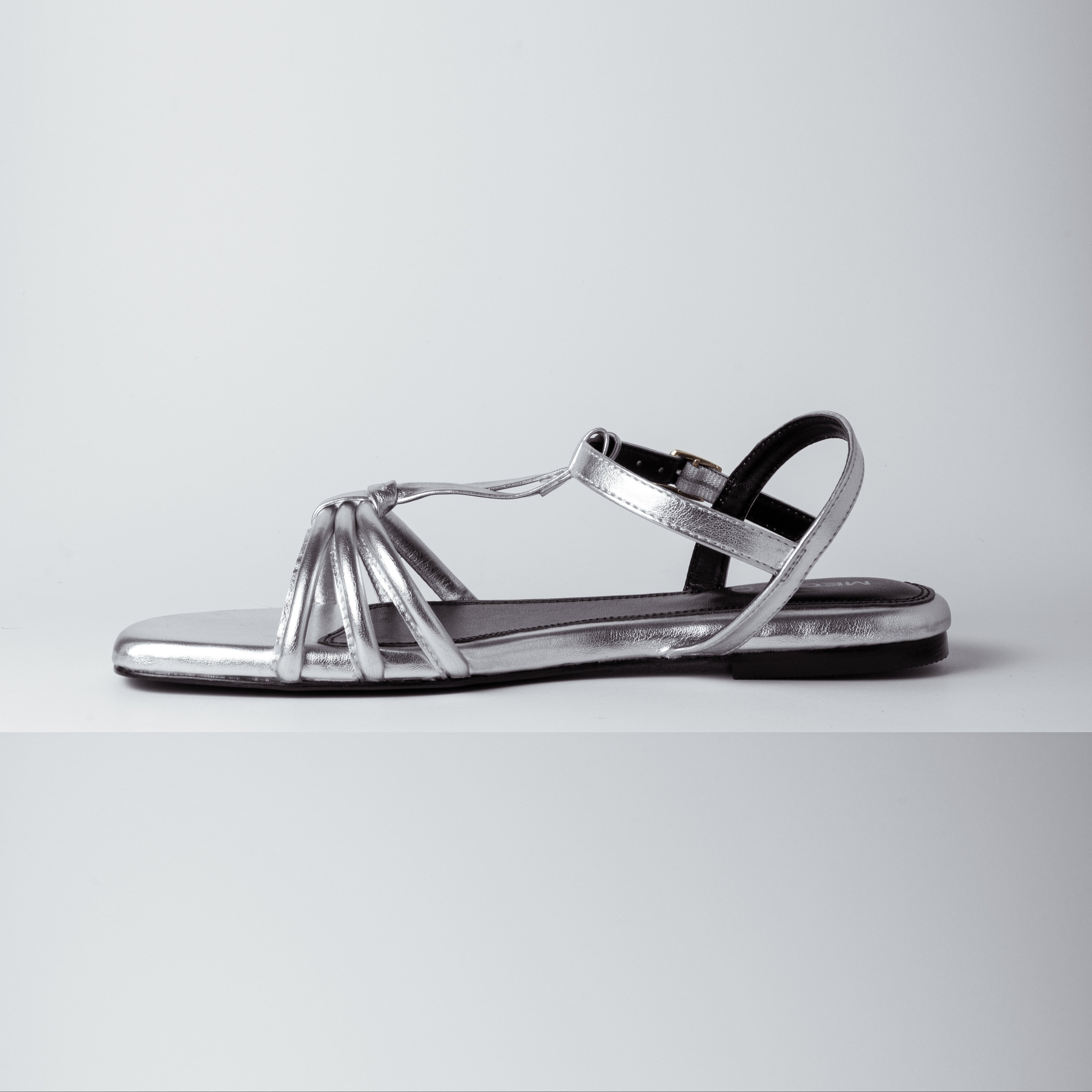 Image of Luna Loop Silver Vegan Sandals
