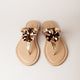 Gold Petal Nude Vegan Flats